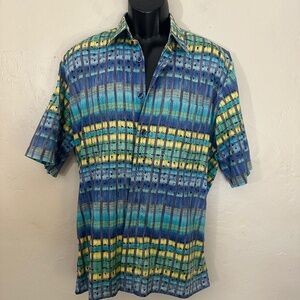 Marc Thombard of Switzerland Short Sleeve Shirt 24" armpit to armpit Cotton